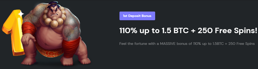 Fortunejack 1st Deposit Bonus