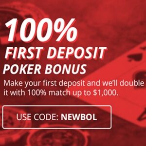 Betonline 100% Poker Welcome Bonus