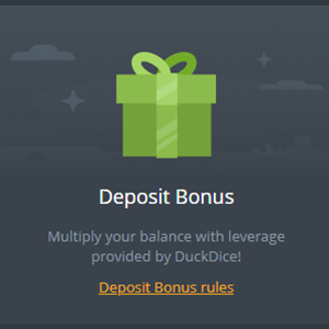 Duckdice Deposit Bonus