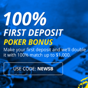 Sportsbetting.ag 100% Welcome Poker Bonus up to $1,000