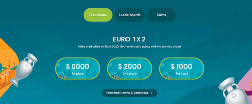 FortuneJack EURO 1X2 Tournament with $5,000 Prize