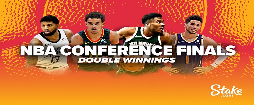Stake.com NBA Conference Finals Double Winnings with $100 Prize