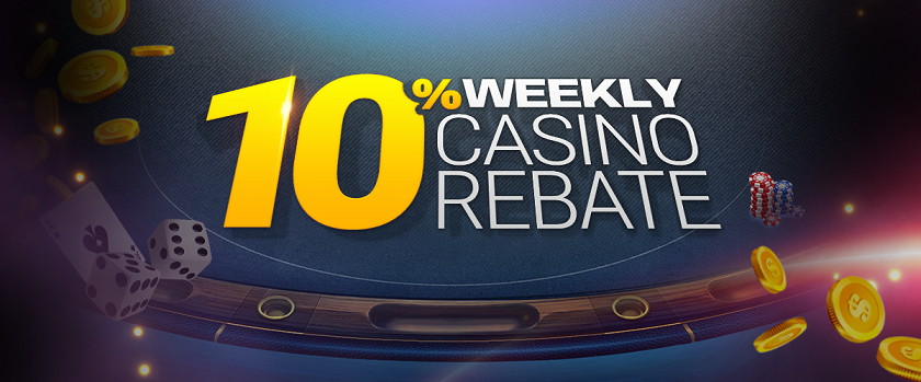 Sportsbetting.ag 10% Weekly Casino Rebate with 10% Cashback