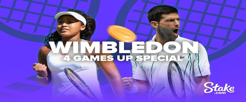Stake.com Wimbledon Payout Special Promo with $100 Prize