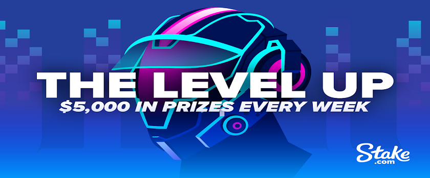 Stake The Level Up Promo with $5,000 Weekly Prize Pool