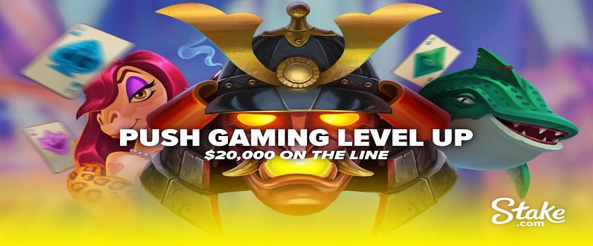 Stake Push Gaming Level Up Promo with $20,000 Prize Pool