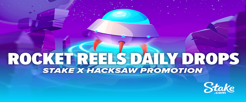 Stake Rocket Reels Daily Drops Promotion with $14,000 Prize Pool