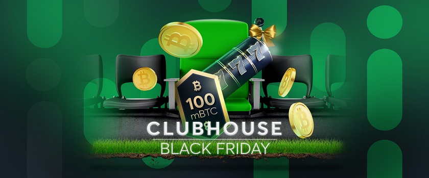 Sportsbet.io Clubhouse Black Friday Promo with €10,000 Prize Pool Everyday