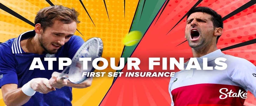 Stake ATP First Set Insurance Promo with $100 Money Back