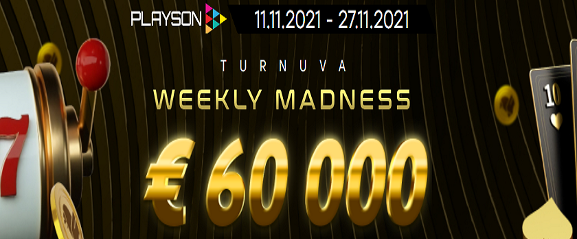 Fairspin Weekly Madness Tournament with €60,000 Prize Pool