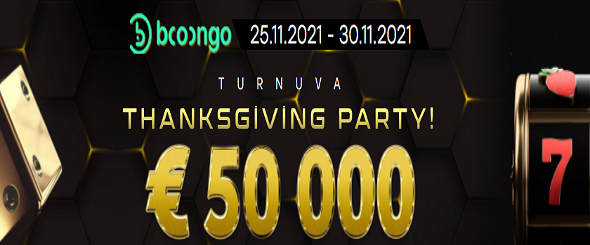 Fairspin Thanksgiving Party with €50,000 Prize Pool