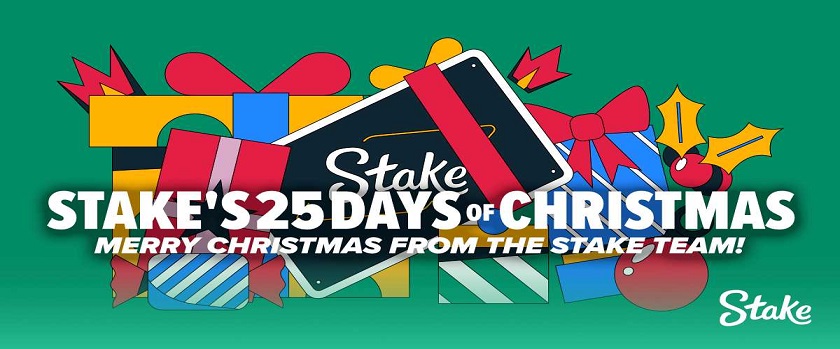 Stake 25 Days of Christmas Promo with 25 Different Rewards