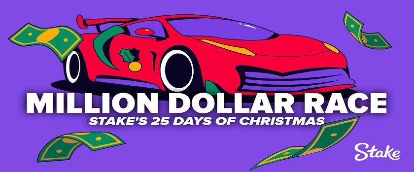 Stake Million Dollar Race Promo with $1,000,000 Prize Pool