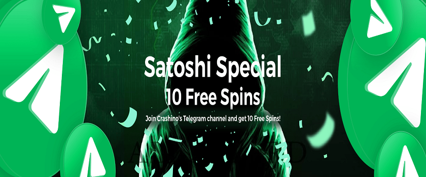 Crashino Satoshi Special 10 Free Spins