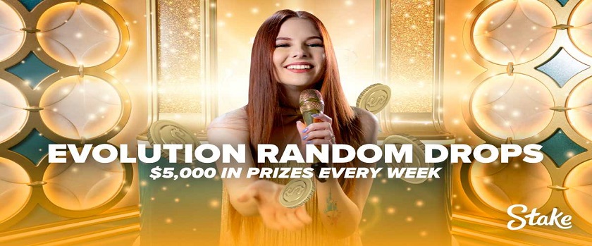 Stake $5,000 Evolution Random Drop Promotion
