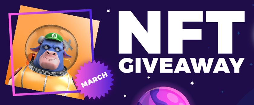 Crashino NFT Giveaway in March