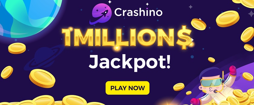 Crashino’s Jackpot Prize Hits $1 Million