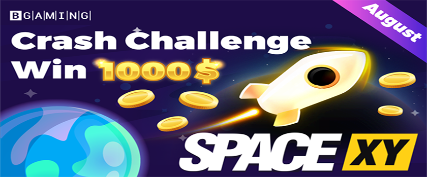 Crashino Space XY Challenge Rewards up to $500