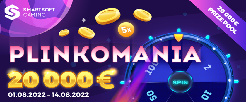 Crashino Plinko Mania Tournament Rewards up to €1,500