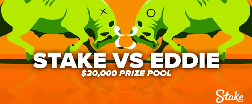 Stake vs. Eddie Challenge with a $20,000 Prize Pool