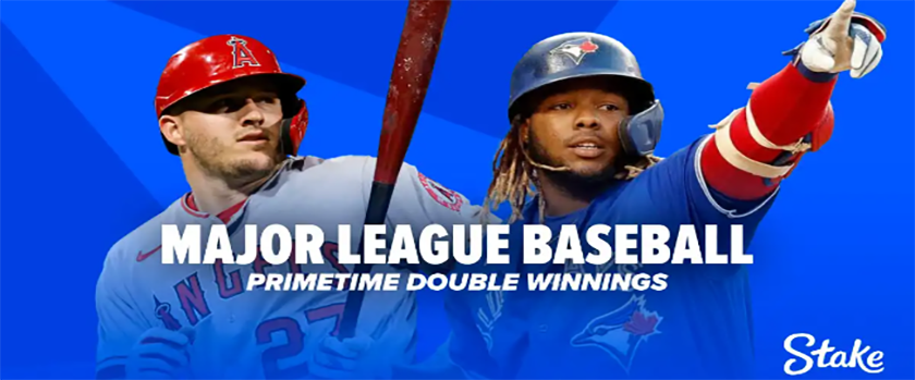 Stake MLB Primetime Double Winnings Promotion