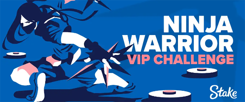 Stake Ninja Warrior Challenge Rewards up to $1,500