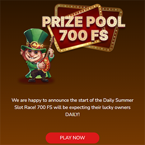 Oshi.io Daily Summer Slot Race Rewards up to 150 Free Spins