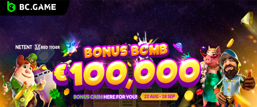 BC.Game Bonus Bomb Promotion Rewards up to €1,000