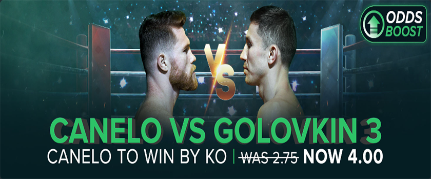 Duelbits Canelo - Golovkin Odds Boost Promotion