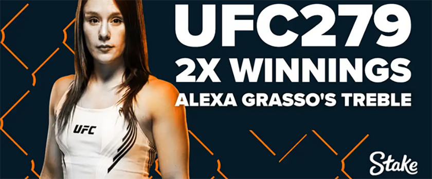 Stake Alexa Treble Promotion for UFC279