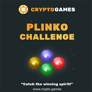 Crypto.Games 0,007 BTC Plinko Challenge