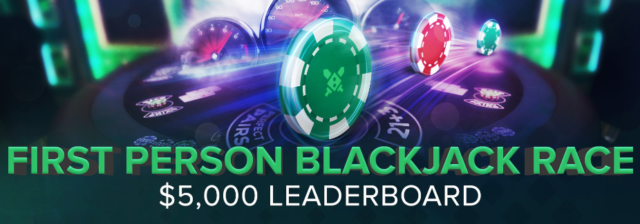 Duelbits First Person Blackjack Race Rewards up to $2,000