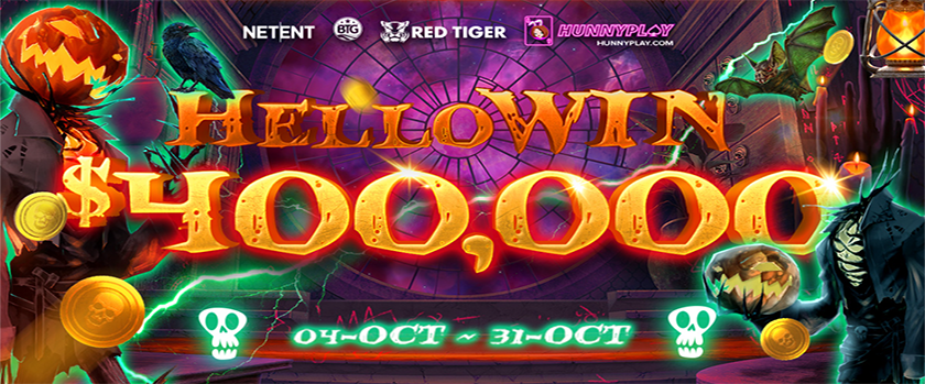 HunnyPlay HelloWIN Promotion Rewards up to $1,000