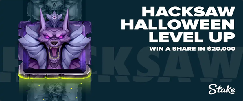 Stake $20,000 Hacksaw Halloween Level-Up Challenge