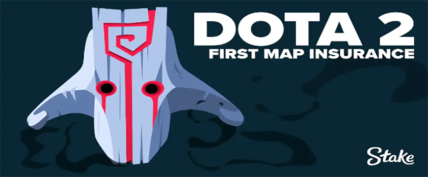 Stake DOTA 2 First Map Insurance Promotion