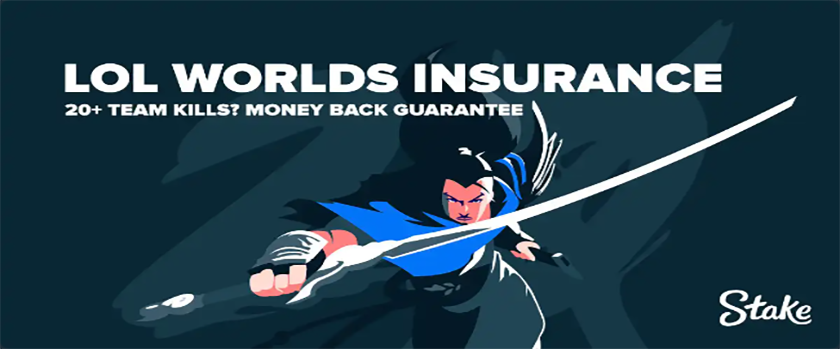 Stake LOL Worlds Insurance Covers up to $100