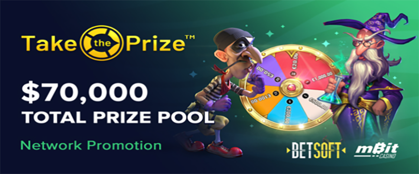 mBitcasino Take the Prize $70,000 Promotion