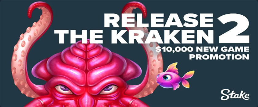 Stake Release the Kraken 2 Promotion Rewards up to $1,300