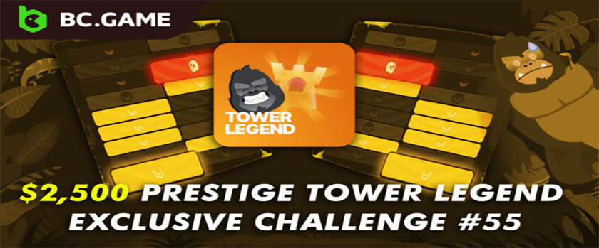 BC.Game Tower Legend Tournament Rewards up to $500