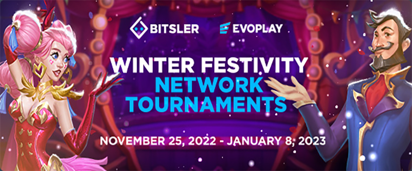 Bitsler Winter Festivity Tournaments €60,000 Prize Pool