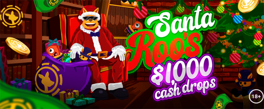 Roobet Santa Roo's Cash Drop Promotion $31,000