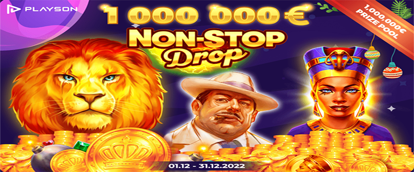 Crashino Non-Stop Drop December €200,000 Prize Pool