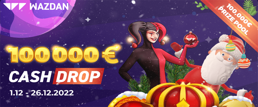Crashino Christmas Cash Drop Promotion €100,000 Prize Pool