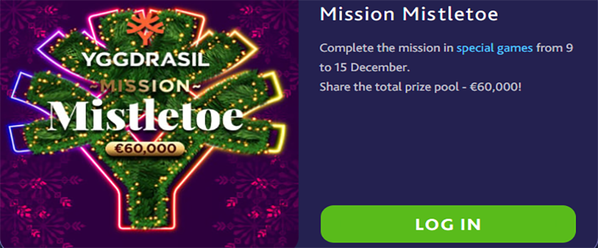 7BitCasino Mission Mistletoe with a €60,000 Prize Pool