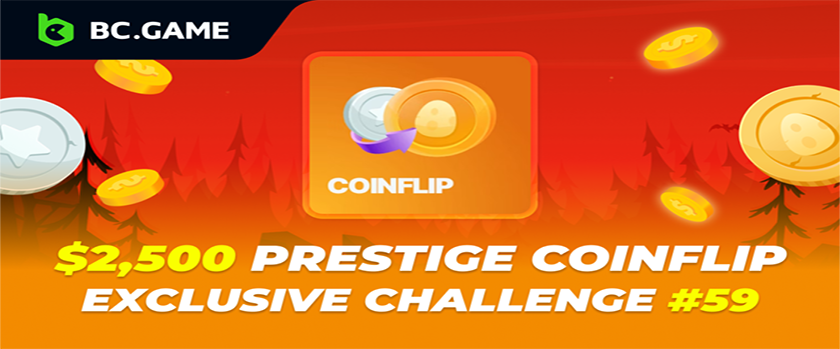 BC.Game Coinflip Challenge with a $2,500 Prize Pool
