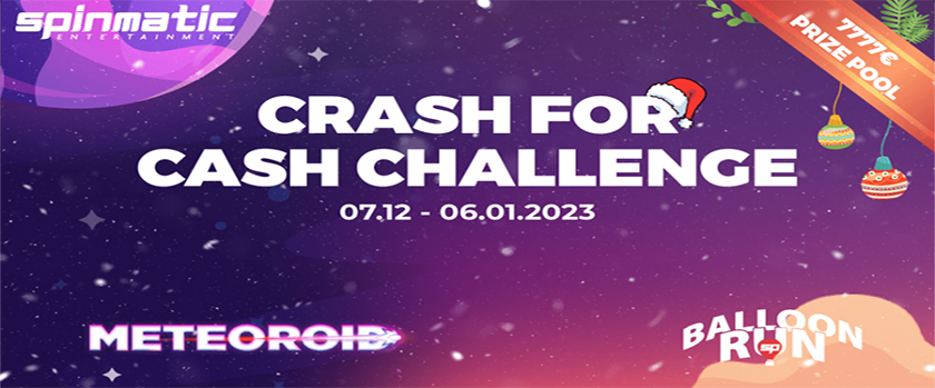 Crashino Crash for Cash Challenge €7,777 Prize Pool