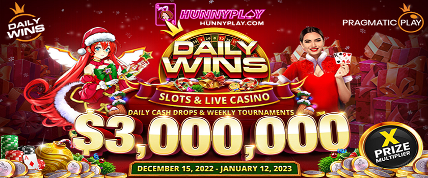 HunnyPlay Santa's Great Gifts Promotion $200,000 Prize Pool