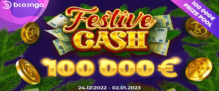 Crashino Festive Cash Tournament €100,000 Prize Pool