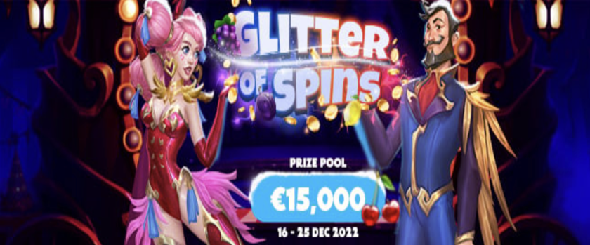 7BitCasino Glitter of Spins Tournament €15,000 Prize Pool