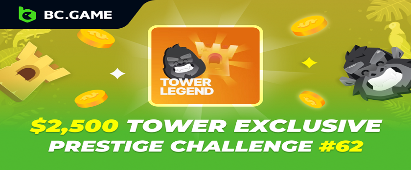 BC.Game Tower Legend Challenge Rewards up to $500